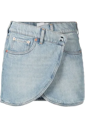 COPERNI Kort omlottkjol i denim