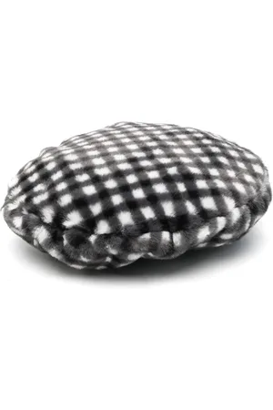 Kangol Hatt i konstpäls med logotypmärke