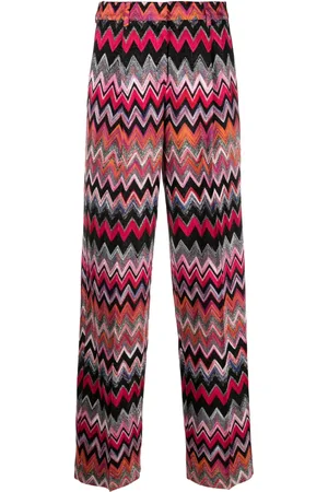 Missoni Sicksackmönstrade raka byxor