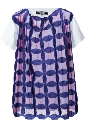 JUNYA WATANABE Sheer knit motif top