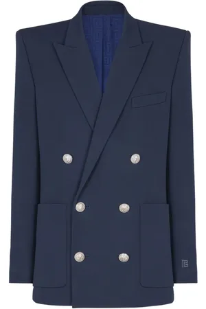 Balmain Grain de poudre lång blazer