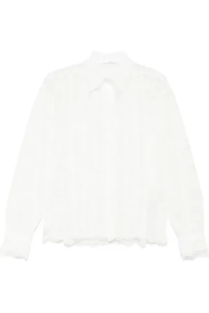 ERMANNO SCERVINO Kort spetsskjorta