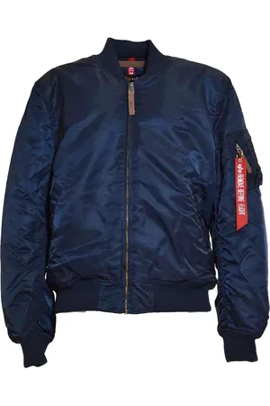 Alpha Industries Klassisk bomberjacka med dragkedja