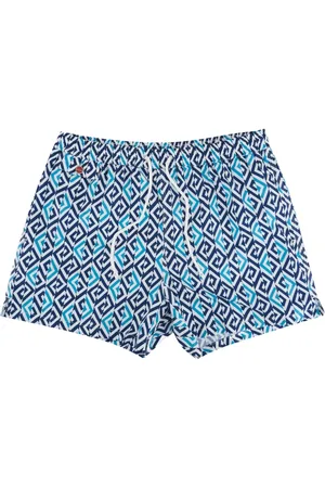 Kiton Badbyxor med geometriskt mönster