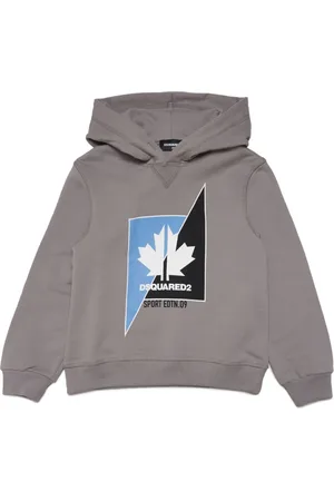 Dsquared2 Hoodie med logotyp