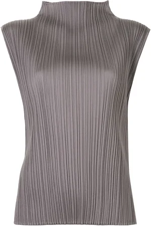 PLEATS PLEASE ISSEY MIYAKE ärmlös plisserad topp