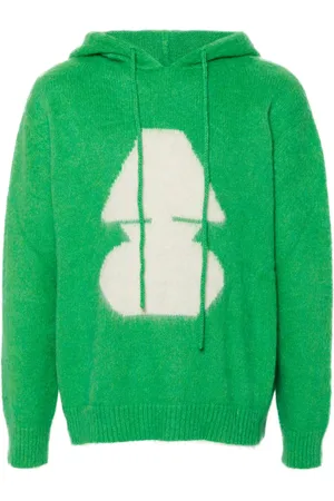 Autry Stickad hoodie