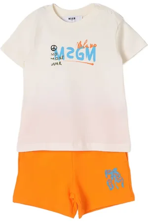 Msgm Shorts med logotyp