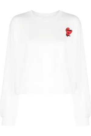 Izzue Sweatshirt med broderad slogan