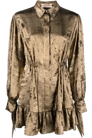 Roberto Cavalli Klänning med metallic