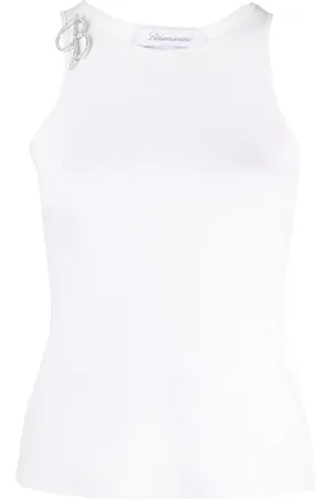 BLUMARINE Linne med broschdetalj