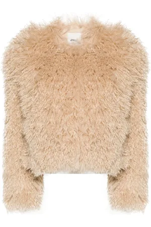 Isabel Marant Faustine jacka i fuskfårskinn