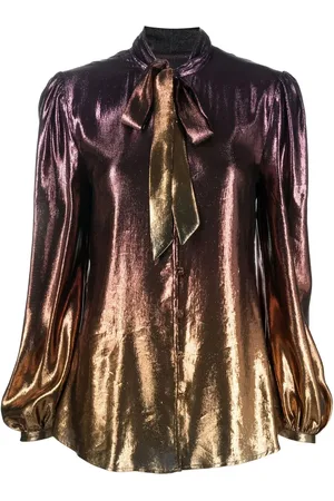 Roberto Cavalli Långärmad blus i ombré