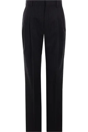Saint Laurent Randiga utsvängda byxor