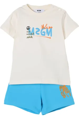 Msgm Shorts med logotyp