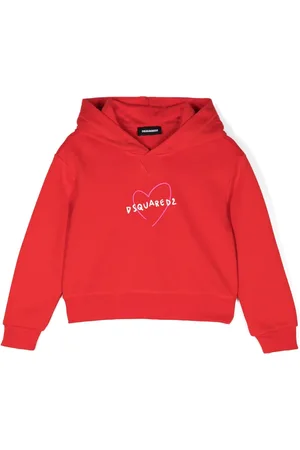 Dsquared2 Hoodie med logotyp