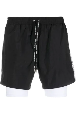 Balmain Skiktade shorts med logotypband
