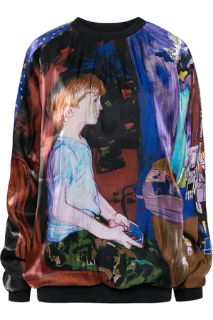 J.W.Anderson Sweatshirt med grafiskt tryck