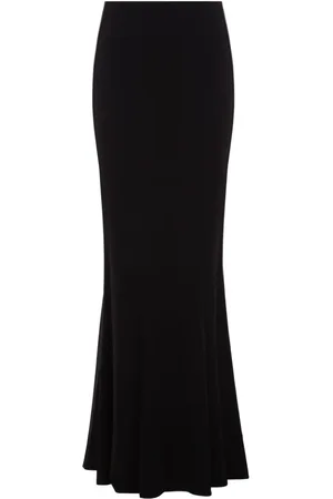 Saint Laurent Kjol med asymmetrisk fåll