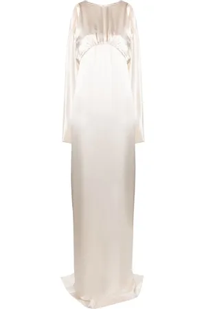 Saint Laurent Lång klänning med cape