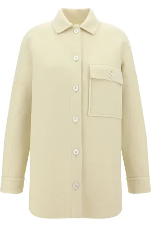 Jil Sander Tweedjacka med logotyp