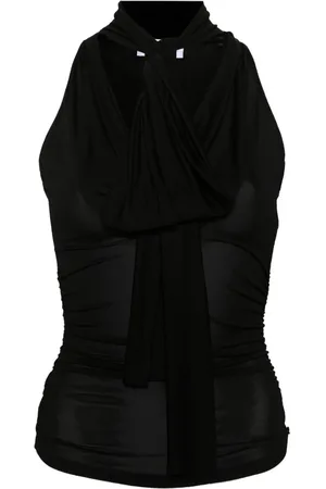 BLUMARINE Jerseytopp med rysch