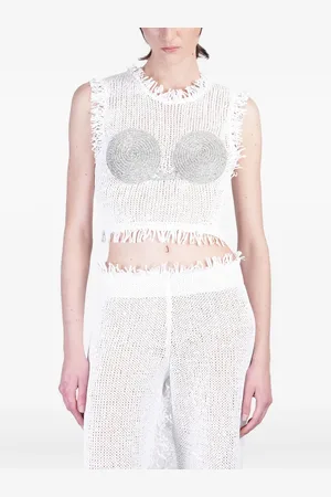 Nué Notes Spiral knitted top