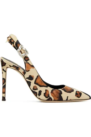 Giuseppe Zanotti Leopardmönstrade pumps med spänne