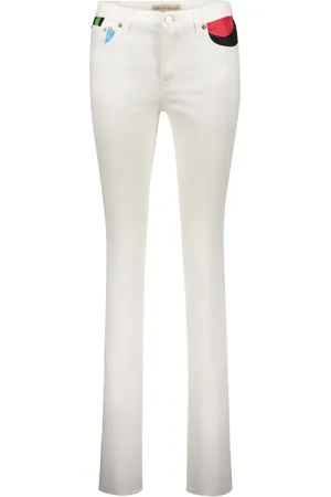 Puccini Jeans med mönstrade paneler