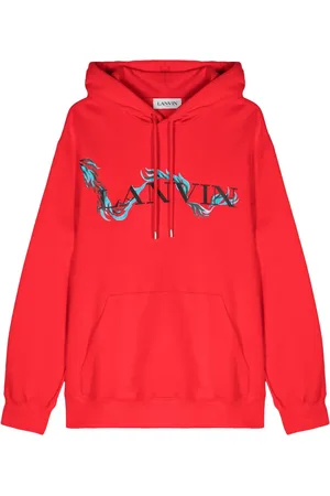 Lanvin Hoodie med tryck