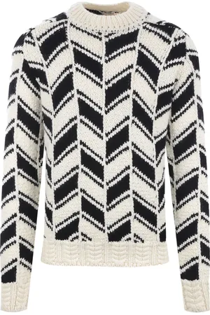 Saint Laurent Chevronmönstrad tröja