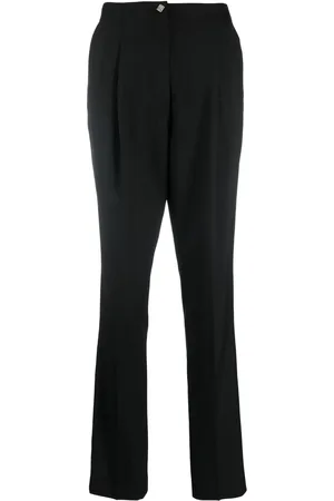Rochas Finbyxor med plisserad detalj