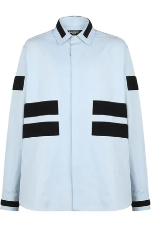Balmain Skjorta med kontrastpanel