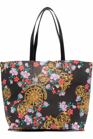 VERSACE Blommig totebag