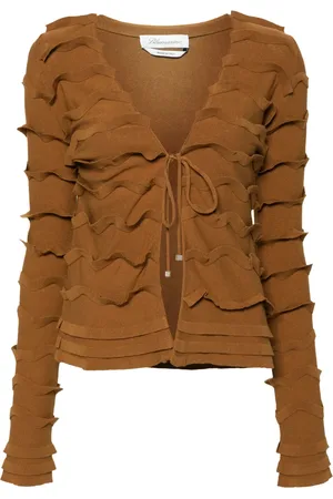 BLUMARINE Kofta med volang