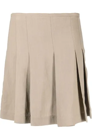Brunello Cucinelli Plisserad minikjol