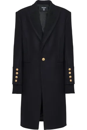 Balmain Enkelknäppt midikappa