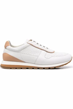 Brunello Cucinelli Låga lädersneakers