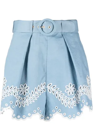 ZIMMERMANN Junie shorts med brodyr