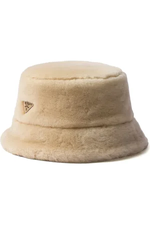 Prada Fiskehatt i fårpäls