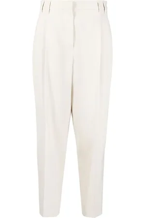 Brunello Cucinelli Finbyxor med hög midja