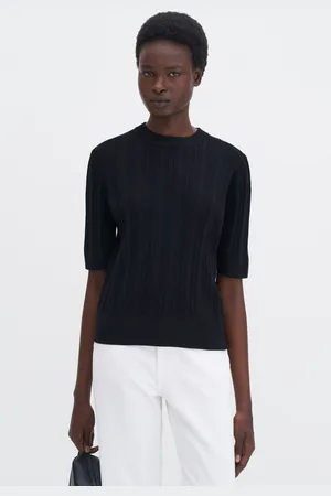 Filippa K Braid Knit T-Shirt