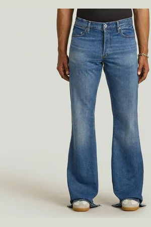 G-Star Triple A Ripped Flare Jeans - - Men