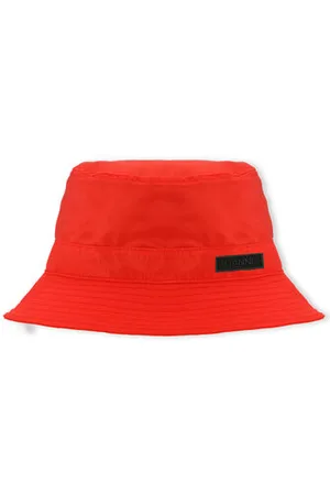 Ganni Röd bucket hat in