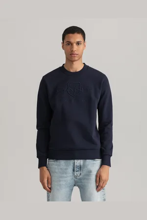 GANT Herr Tonal Archive Shield crew neck sweatshirt (XS)