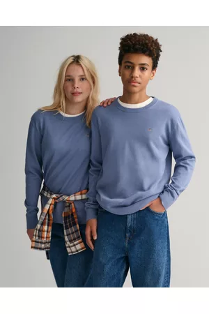 GANT Stickade tröjor - Teens Teens Shield Classic crew neck bomullströja (170)