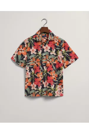GANT Pojke Kortärmade skjortor - Teens Teen Boys Tropical Print kortärmad skjorta (122/128)