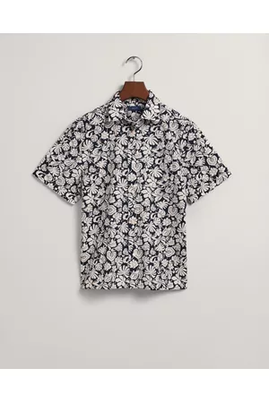 GANT Pojke Kortärmade skjortor - Teens Teen Boys Tropical Leaves Print kortärmad skjorta (134/140)