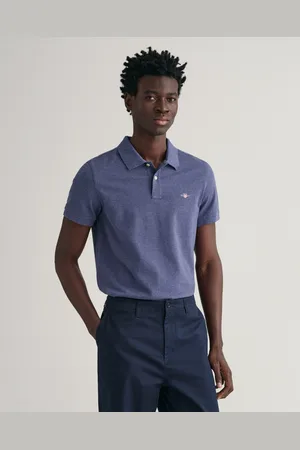 GANT Herr Slim fit Shield pikétröja (S)