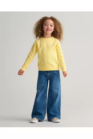 GANT Flicka Jeans - Barn Girls jeans med vida ben (122/128)
